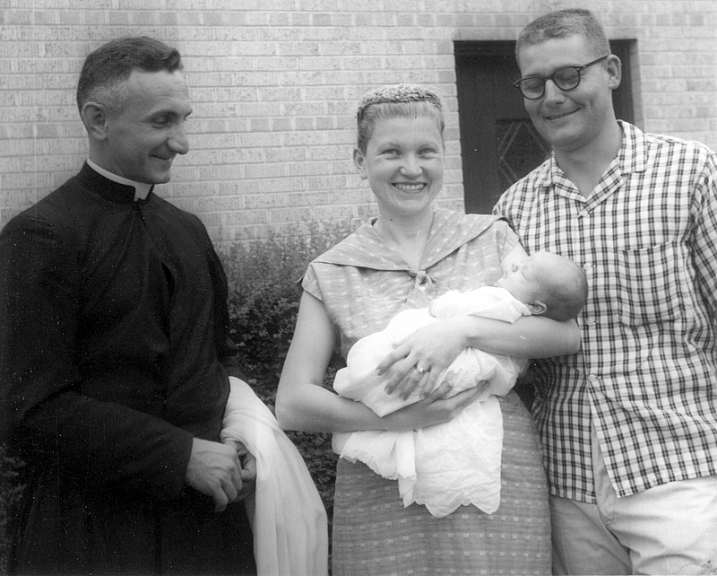 Strong, Thomas Anthony ca 1958, at his baptism