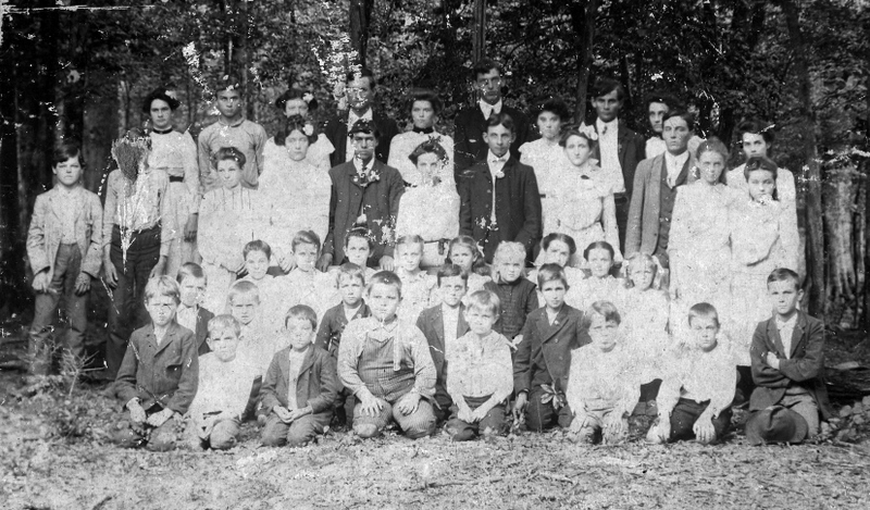McLemore, Vessie Eugene ca 1900, Sabine County School Photo